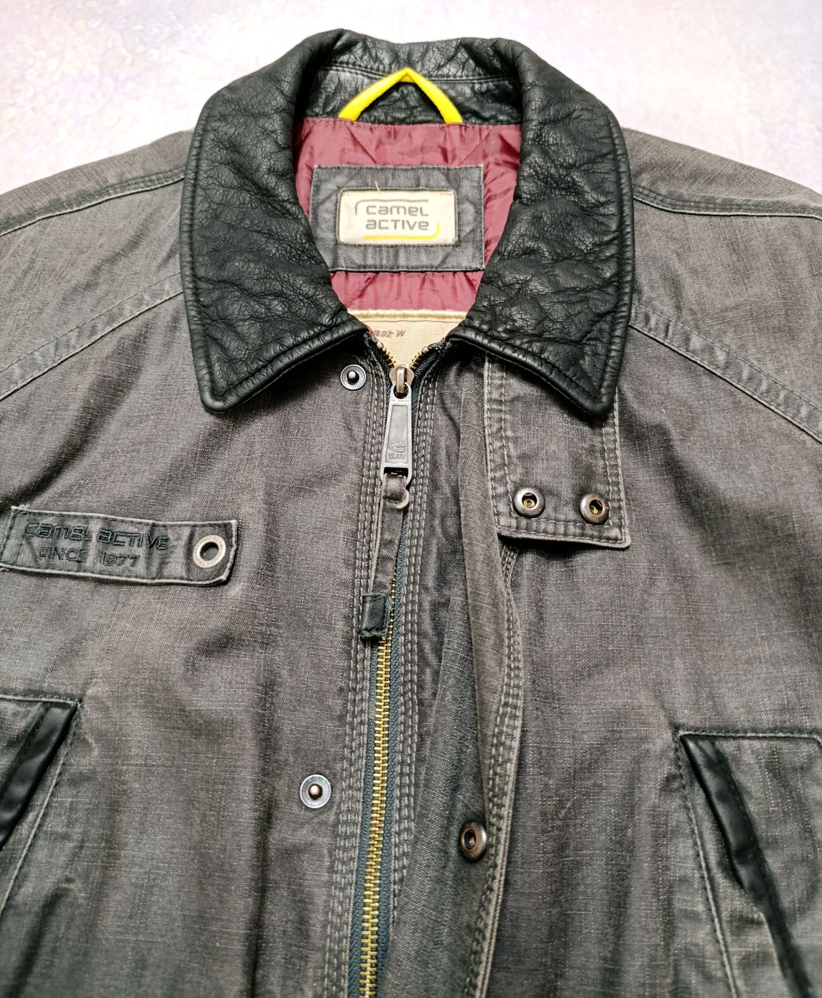 🔥 Camel Active Waxed Field Jacket XL EU54 Heavyweight Outdoor Coat Vintage – photo 4